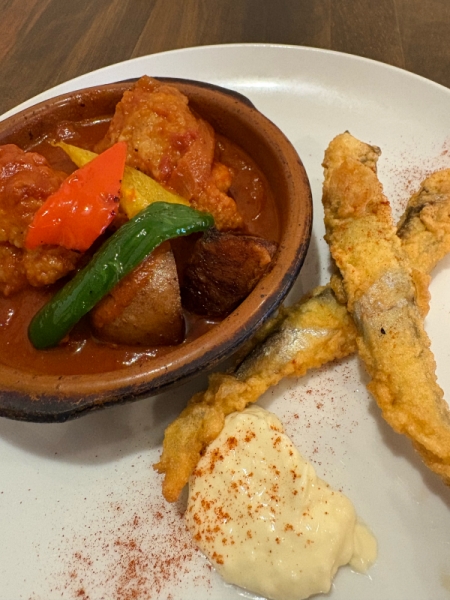 チリンドロンソースとししゃもフリット