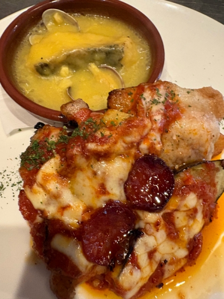 ポークとナスのマジョルカ風オーブン焼き