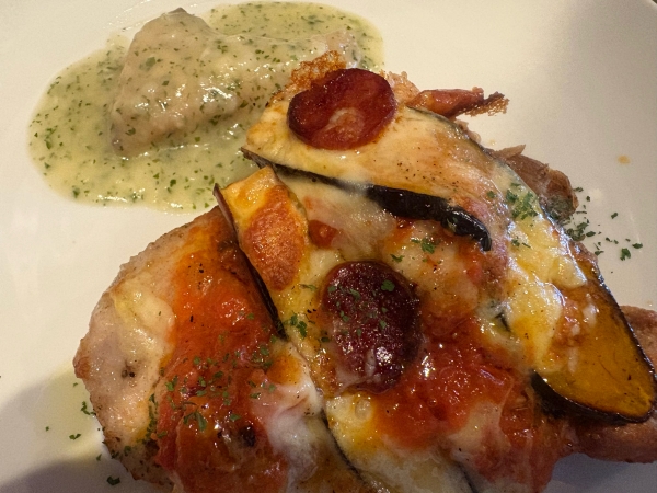 ポークとナスのマジョルカ風オーブン焼き